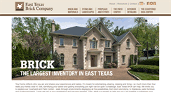 Desktop Screenshot of etbrick.com