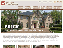 Tablet Screenshot of etbrick.com